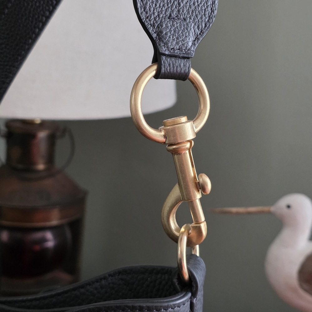 See by Chloé Joan Small Top Handle Black Leather Crossbody Shoulder Bag - Picture 5 of 15
